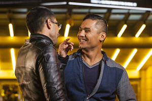 What's On - two patrons