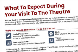 Keeping you safe at the theatre points