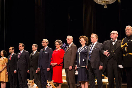 Curtain call at opening night of The Audience.