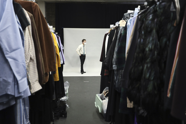 Thomas Barnet plays Scorpius and is seen here for photos during final costume fittings.