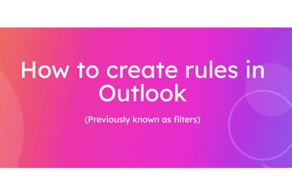 MS Outlook Exchange - Rules