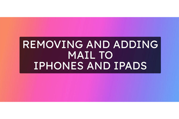 Removing and Adding Email
