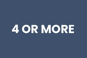 4 or more