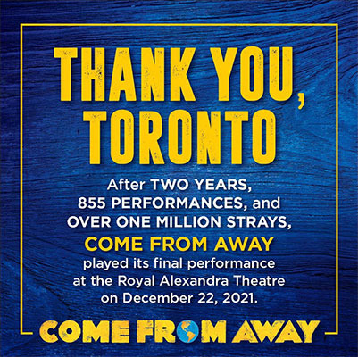 Thank you Toronto