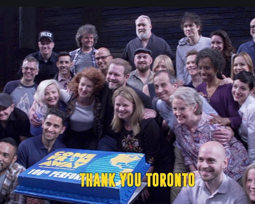 Come From Away's 100th performance in Toronto