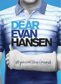 Dear Evan Hansen with Cast artwork