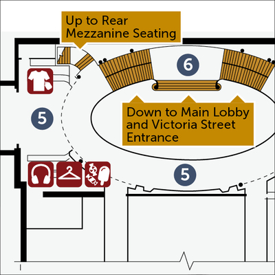 floorplans  of the CAA Ed Mirvish Theatre