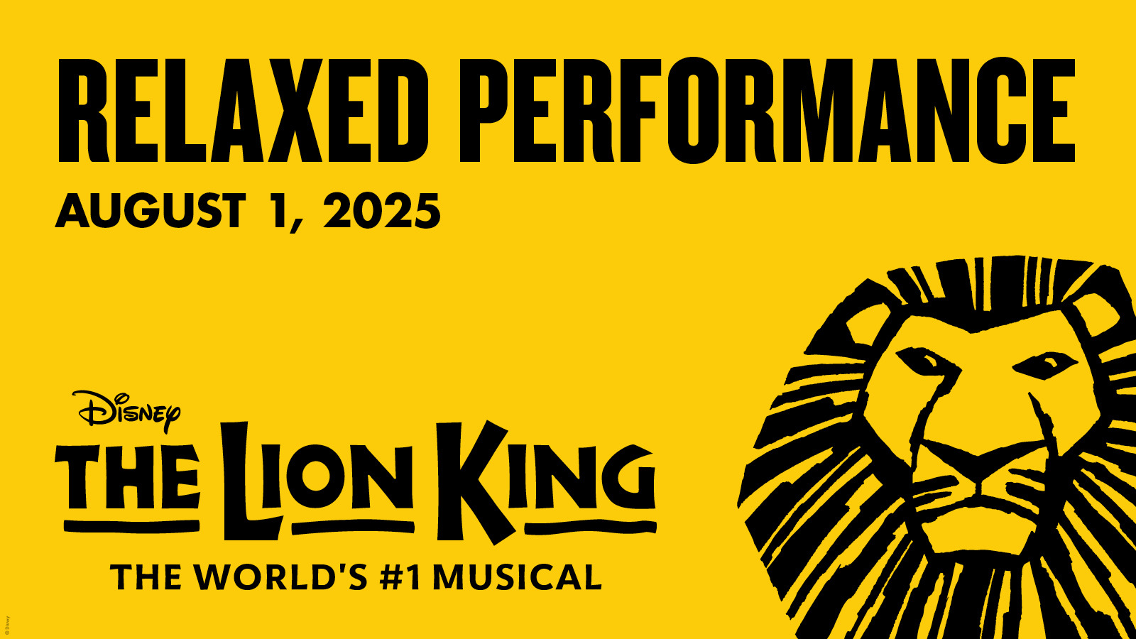 Relaxed Performance for the Toronto Production of THE LION KING.