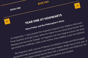 Refresher to wizarding world. Year one at Hogwarts