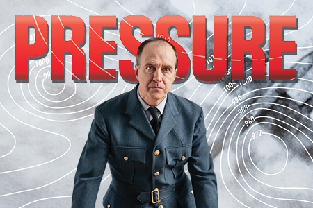 Pressure artwork includes military man in uniform